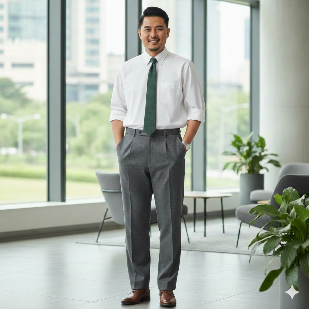 เสื้อเชิ้ตชายคนอ้วน ใส่ไปสัมภาษณ์งาน